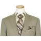 Elements by Zanetti Solid Champagne Super 140's Wool Suit 121/011/378